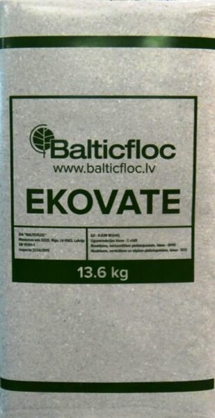 BALTICFLOC Ekovate (Celulozes vate) ar iestrādi 1m3*