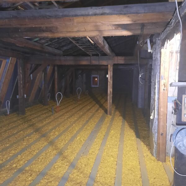 Auksto bēņiņu siltināšana ar Isover KV041