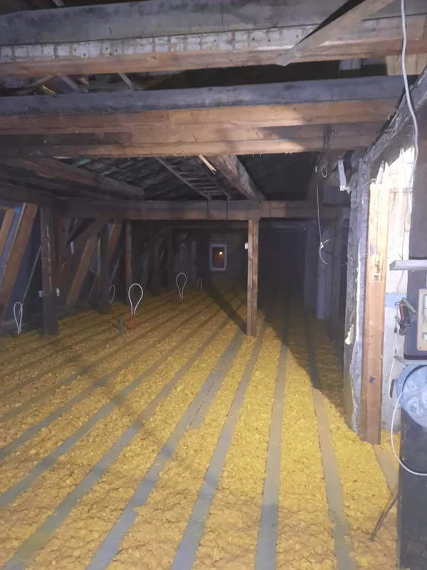 Auksto bēņiņu siltināšana ar Isover KV041